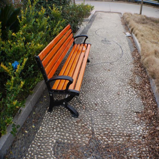 实木公园椅景区景点实木椅子